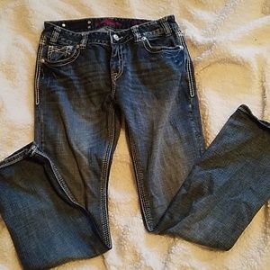 Boyfriend Fit Rock and Roll Jean